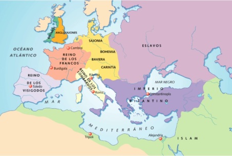 Europa tras la Caída del Imperio Romano